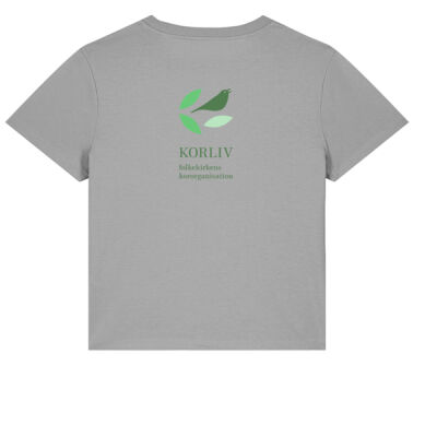 Dame voksen T-shirt logo bagpå Thumbnail