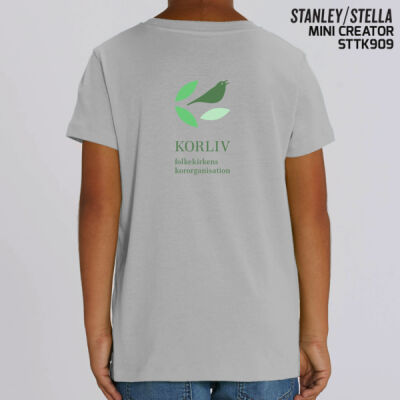 Børne t-shirt logo bagpå Thumbnail